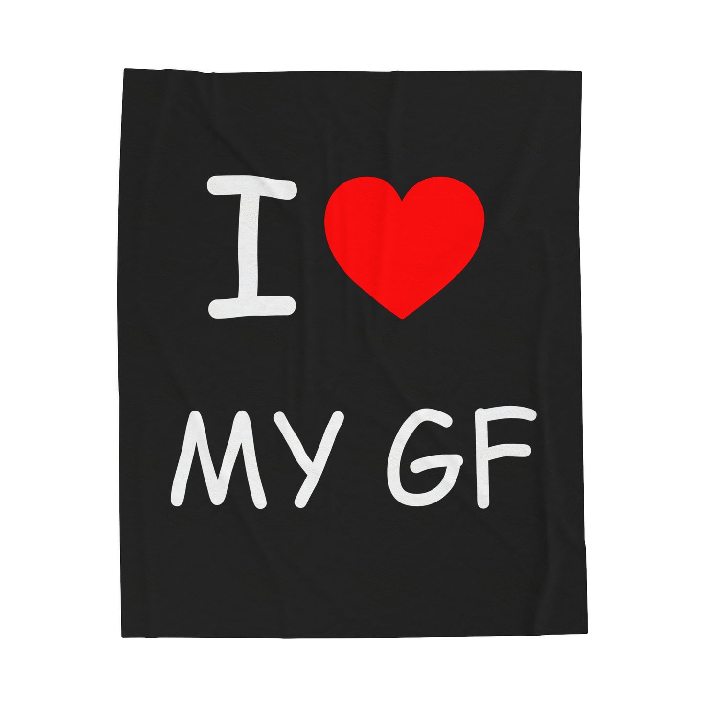 Valentines Gift for Him, IheartmyGF blanket