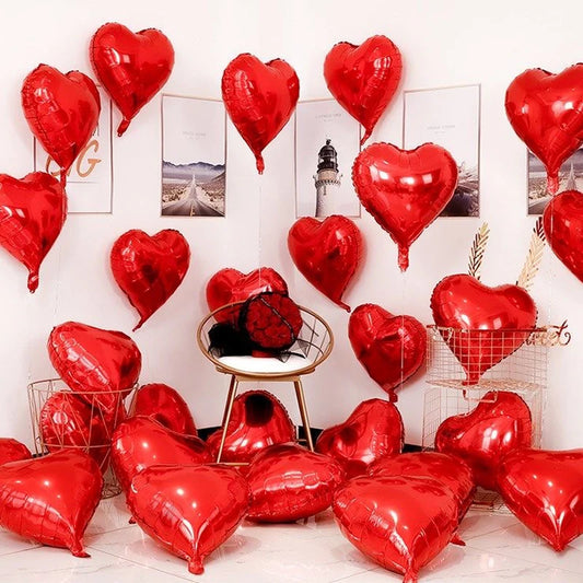 10/50/100Pcs Balloons Valentine's Day Romantic Proposal Birthday Party Ornament Balloons